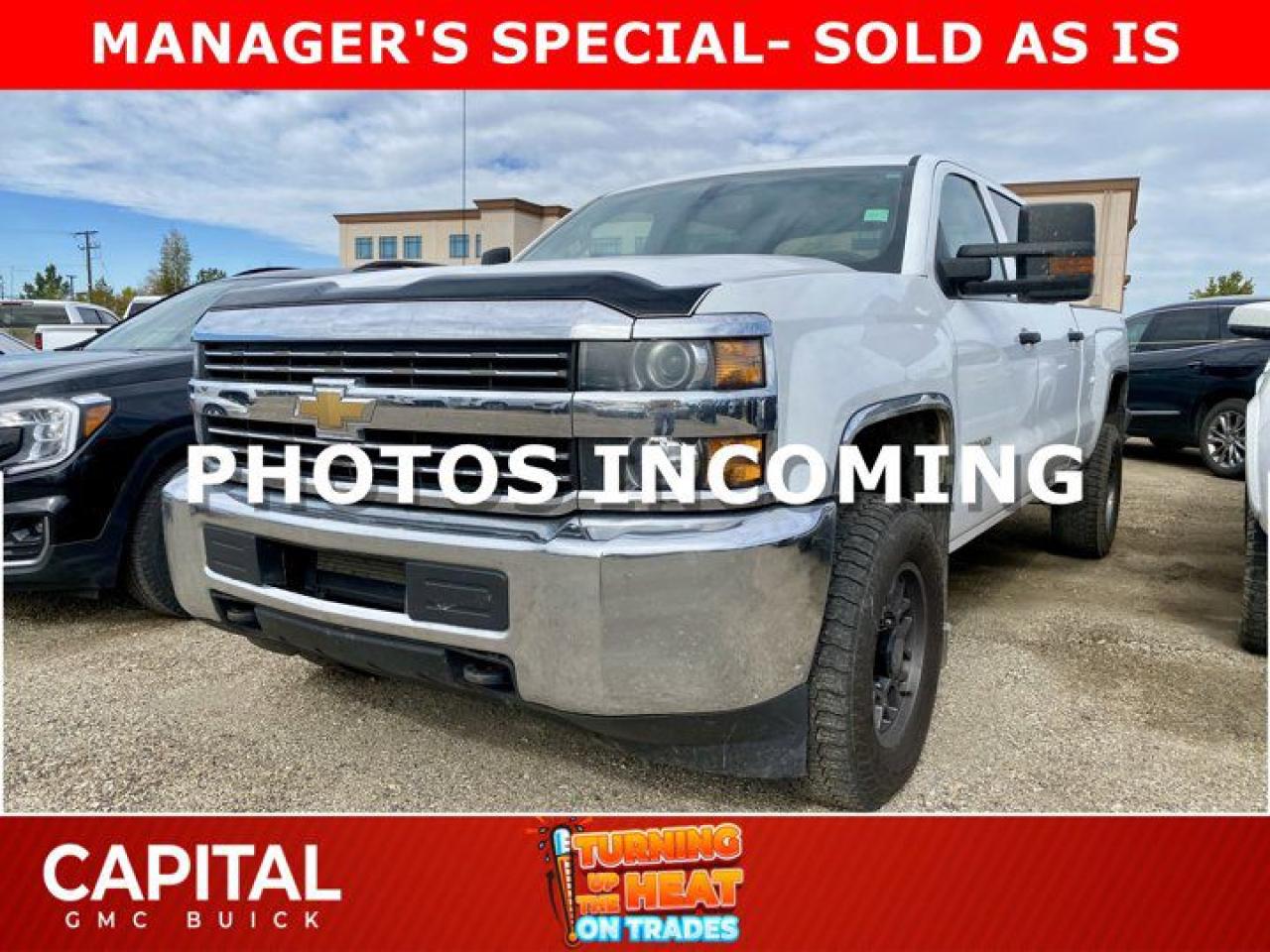 Used 2017 Chevrolet Silverado 2500 HD Work Truck Crew Cab * 6.0L V8 * HD TRAILERING * TRAILER BRAKE CONTROL * for sale in Edmonton, AB