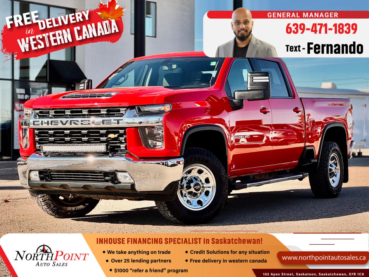 Used 2022 Chevrolet Silverado 2500 HD LT for sale in Saskatoon, SK