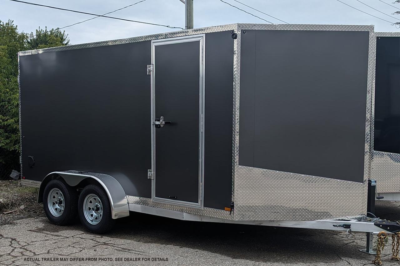 New 2024 Canadian Trailer Company 7x14 V Nose Cargo Trailer Aluminum Tandem Axle for sale in Guelph, ON