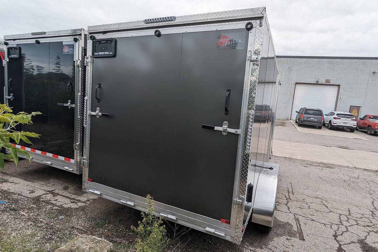 2024 Canadian Trailer Company 7x14 V Nose Cargo Trailer Aluminum Tandem Axle Photo7