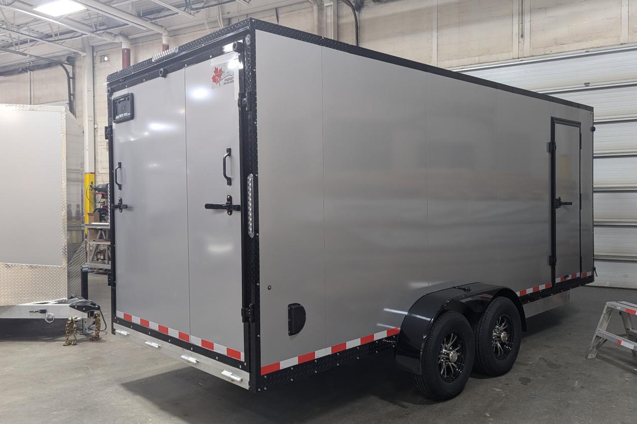 2024 Canadian Trailer Company 7x18 V-Nose Cargo Trailer Aluminum Tandem Axle Photo9