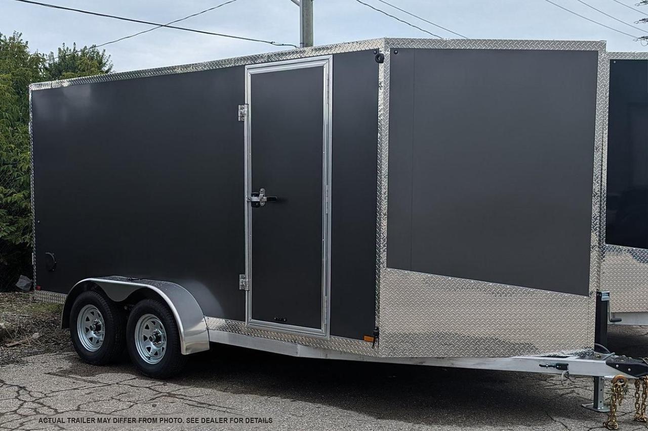 2024 Canadian Trailer Company 7x14 V Nose Cargo Trailer Aluminum Tandem Axle