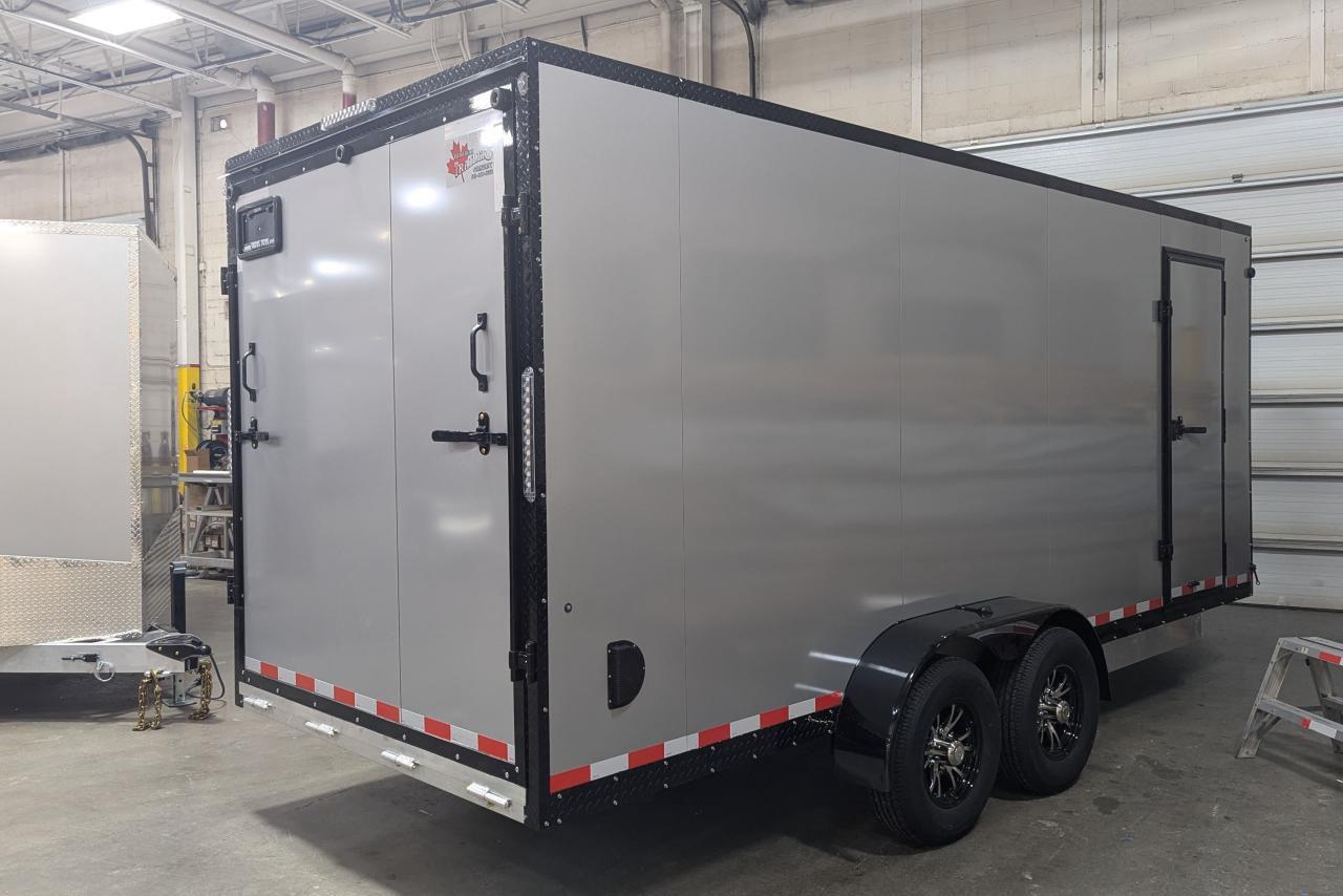 2024 Canadian Trailer Company 7x18 V-Nose Cargo Trailer Aluminum Tandem Axle