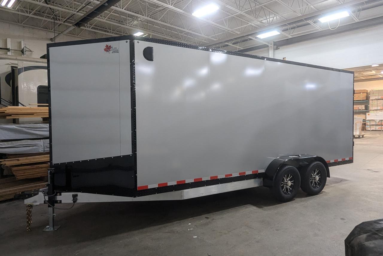 2024 Canadian Trailer Company 7x18 V-Nose Cargo Trailer Aluminum Tandem Axle