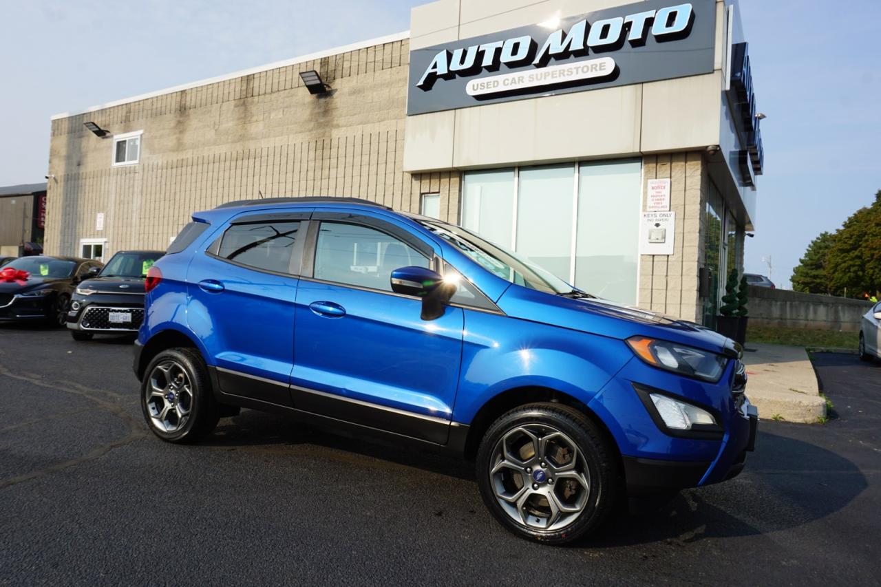 Used 2018 Ford EcoSport SES AWD CERTIFIED CAMERA NAV BLUETOOTH LEATHER HEATED SEATS SUNROOF CRUISE ALLOYS for sale in Burlington, ON