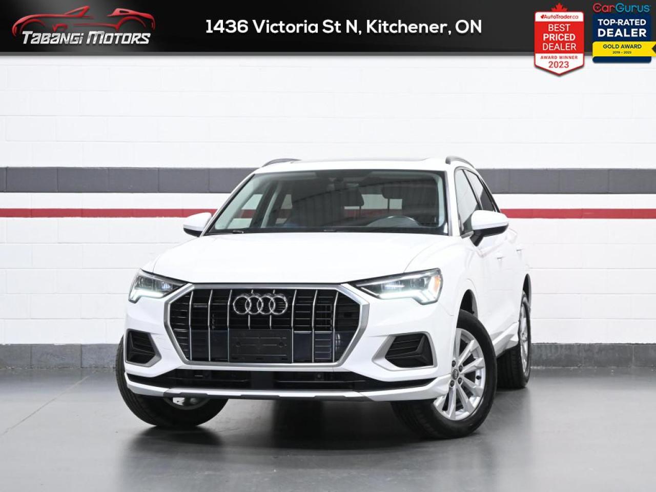 Used 2020 Audi Q3 No Accident Carplay Heated Seats Panoramic Roof for sale in Mississauga, ON