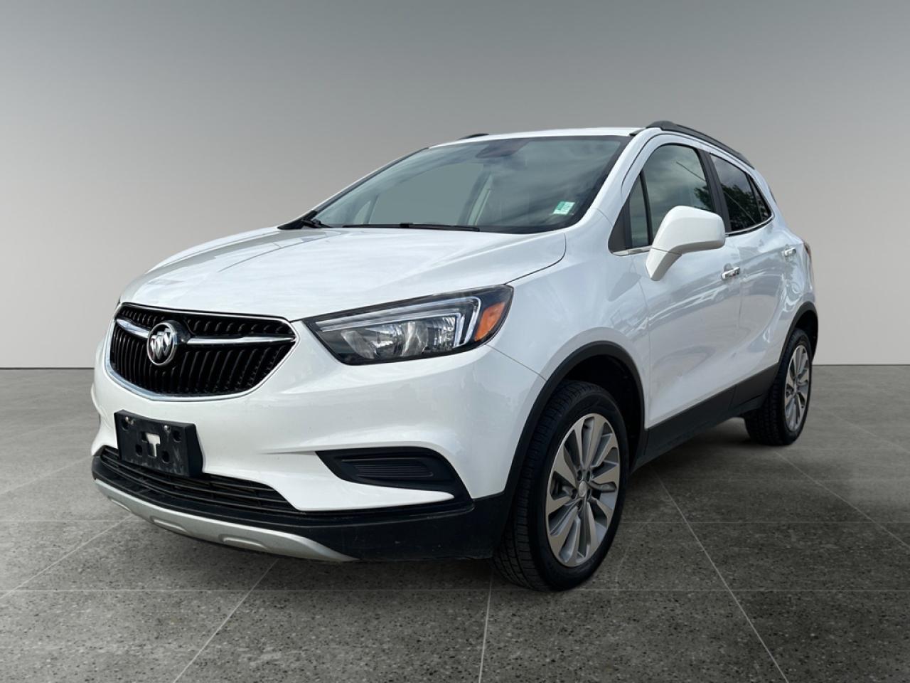 <b>Low Mileage, Synthetic Leather,  Remote Keyless Entry,  Aluminum Wheels,  SiriusXM,  Android Auto!</b><br> <br>     The refined and stylish design of the 2020 Buick Encore is sure to leave a lasting impression on all who see it. This  2020 Buick Encore is for sale today. <br> <br>With a modern look, an impressive drivetrain, and a good list of new standard features, this all new 2020 Buick Encore is more than just a compact SUV. The exterior styling is fresh and unique, while remaining classy and refined with awesome chrome accents, mouldings, and trim. The drivetrain provides a more engaging driving experience, while managing to be more fuel efficient. Lastly, the new features make this Buick Encore feel like a car youd expect in 2020, complete with all the connectivity you could imagine.This low mileage  SUV has just 44,505 kms. Its  white in colour  . It has a 6 speed automatic transmission and is powered by a  138HP 1.4L 4 Cylinder Engine.  This unit has some remaining factory warranty for added peace of mind. <br> <br> Our Encores trim level is Preferred. This Preferred Encore is way more than a base model compact SUV. With leatherette seat trim, 4G WiFi, active noise control for a quiet ride, and keyless open and start you get to ride in modern comfort while amazing tech like the Buick Infotainment System with Apple CarPlay, Android Auto, Bluetooth, 8 inch touchscreen, and SiriusXM keep you entertained. Other amazing features include leather wrapped multifunction steering wheel, driver information centre, aluminum wheels, heated power side mirrors with turn signals, chrome strips on door handles, and accent color front and rear fascia. This vehicle has been upgraded with the following features: Synthetic Leather,  Remote Keyless Entry,  Aluminum Wheels,  Siriusxm,  Android Auto,  Apple Carplay,  Wifi. <br> <br/><br> Buy this vehicle now for the lowest bi-weekly payment of <b>$148.36</b> with $0 down for 96 months @ 5.99% APR O.A.C. ( Plus applicable taxes -  Plus applicable fees   ).  See dealer for details. <br> <br><br> We know that you have high expectations, and as car dealers, we enjoy the challenge of meeting and exceeding those standards each and every time. Allow us to demonstrate our commitment to excellence! </br>

<br> As your one stop shop for quality pre owned vehicles and hassle free auto financing in Saskatoon, we provide the following offers & incentives for our valued clients in Saskatchewan, Alberta & Manitoba. </br> o~o