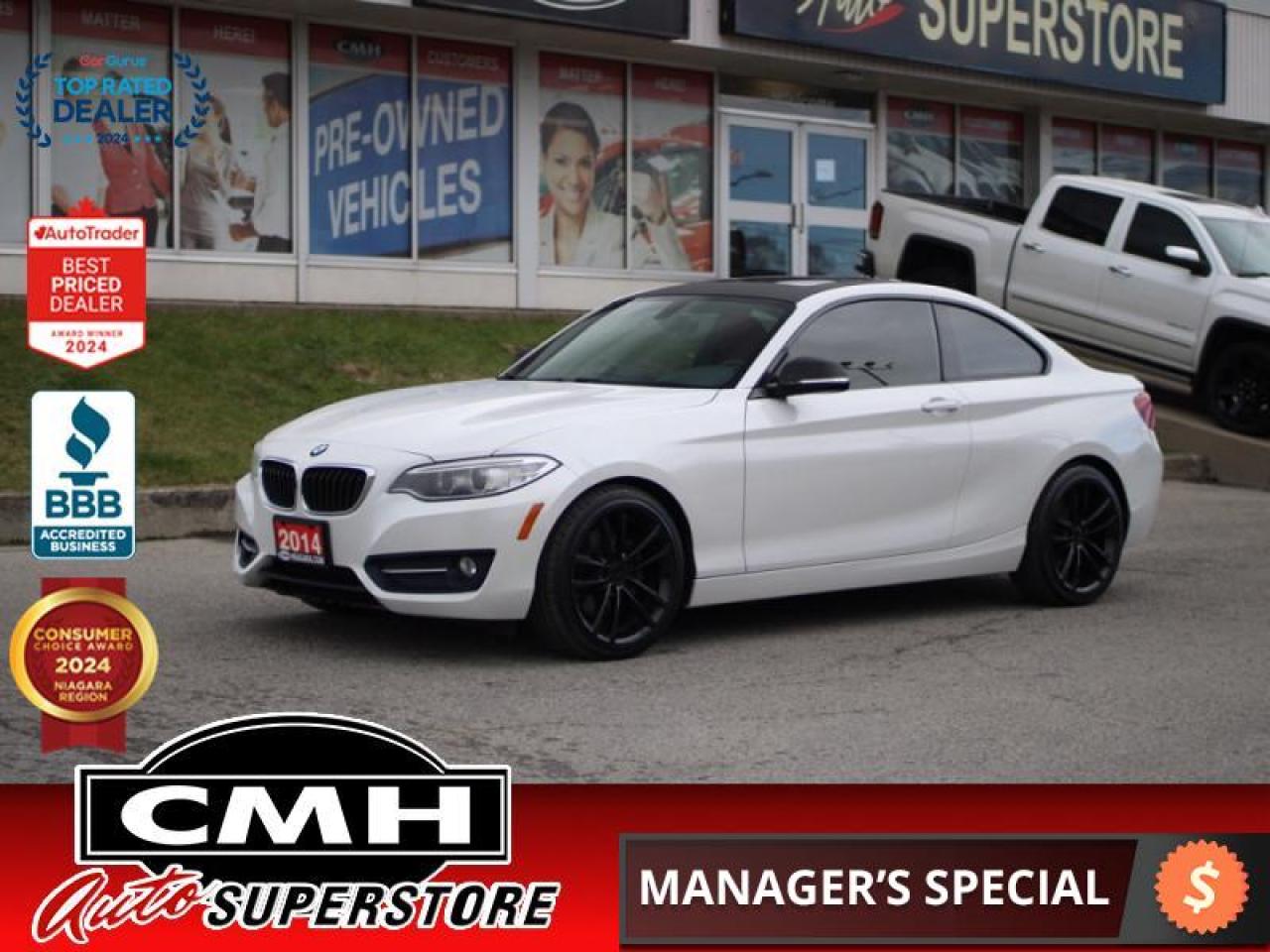 Used 2014 BMW 2 Series 228i  **VERY CLEAN UNIT - RED LEATH** for sale in St. Catharines, ON