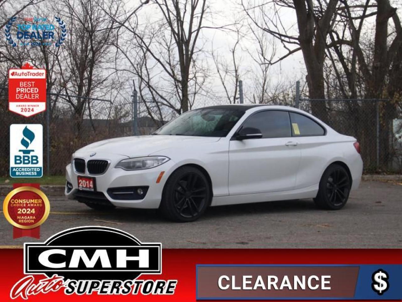 Used 2014 BMW 2 Series 228i  **VERY CLEAN UNIT - RED LEATH** for sale in St. Catharines, ON