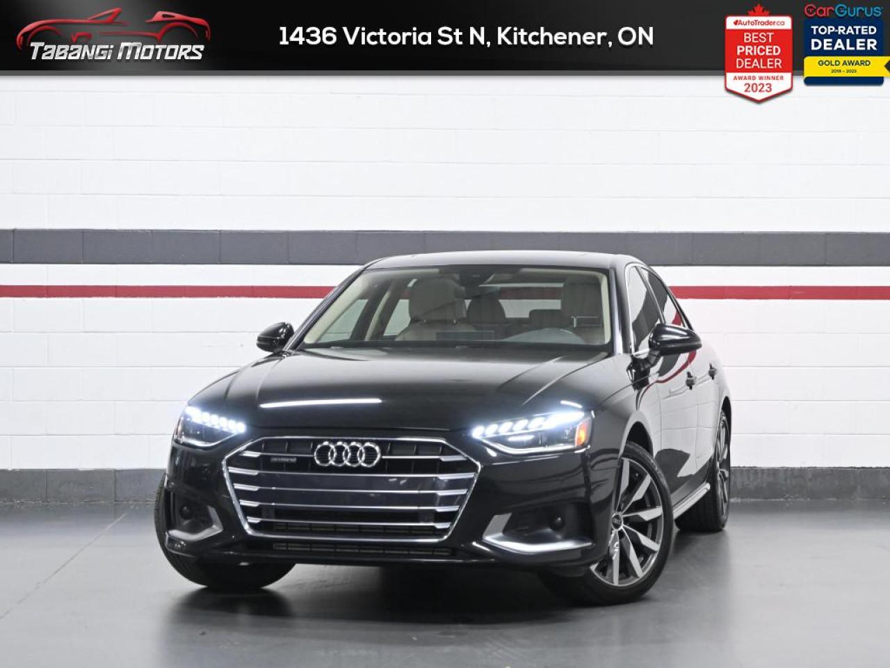 Used 2021 Audi A4 No Accident Carplay Sunroof Lane Keep for sale in Mississauga, ON