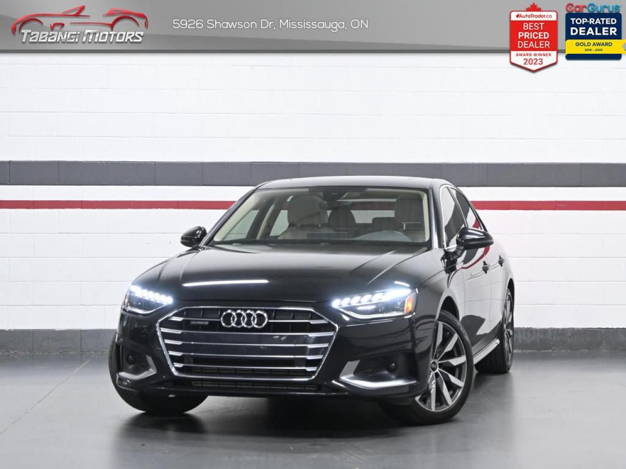 Used 2021 Audi A4 No Accident Carplay Sunroof Lane Keep for sale in Mississauga, ON