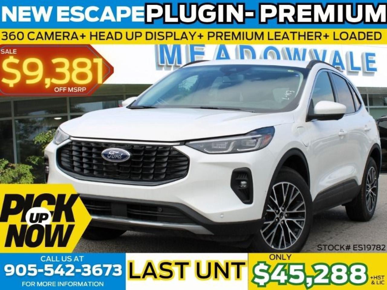 New 2024 Ford Escape Plug-in Hybrid for sale in Mississauga, ON