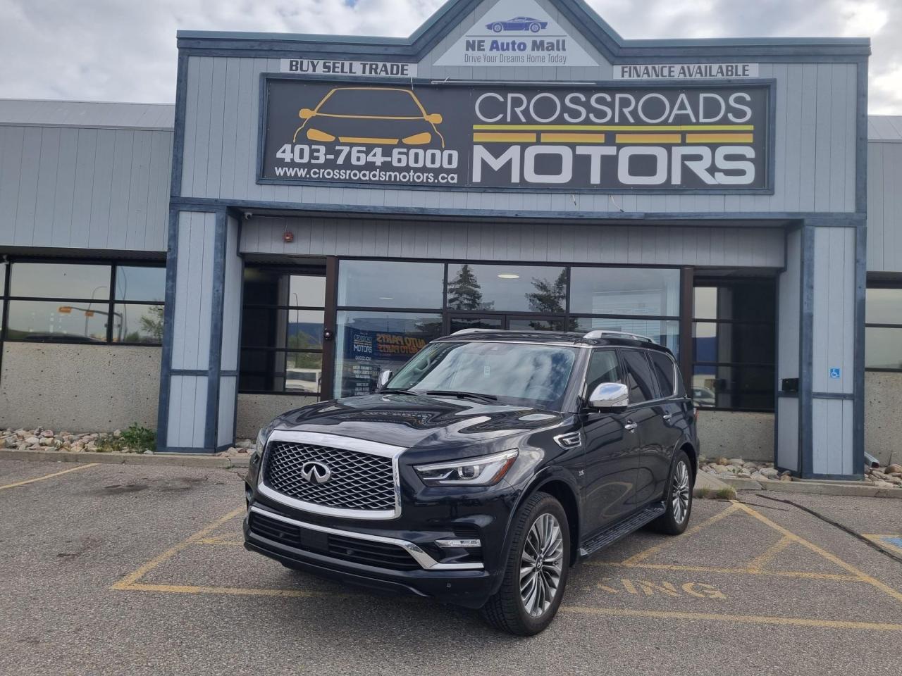 Used 2019 Infiniti QX80 LUXE 7-Passenger for sale in Calgary, AB