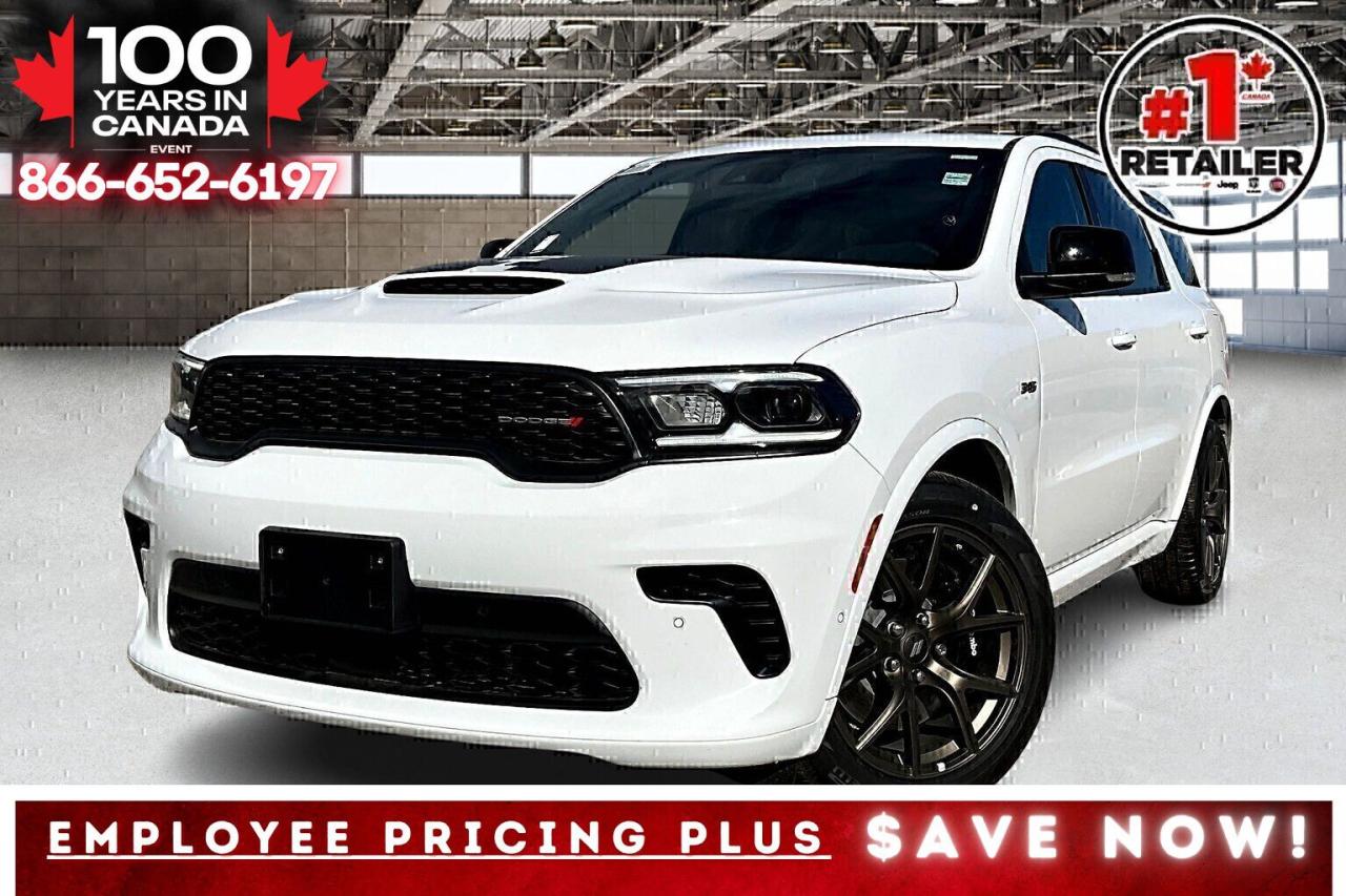 New 2025 Dodge Durango RT+ 20th ANN | SRT seats | TowNGo | Sunroof | Nav for sale in Mississauga, ON
