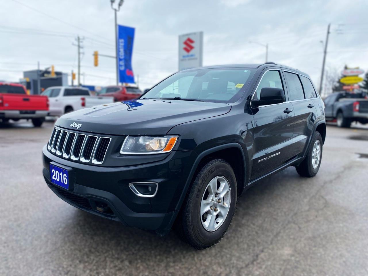 Used 2016 Jeep Grand Cherokee Laredo 4x4 ~Bluetooth ~Camera ~Power Gate ~Sunroof for sale in Barrie, ON