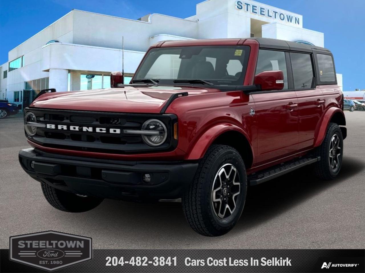 New 2024 Ford Bronco Outer Banks  - Navigation -  Heated Seats for sale in Selkirk, MB