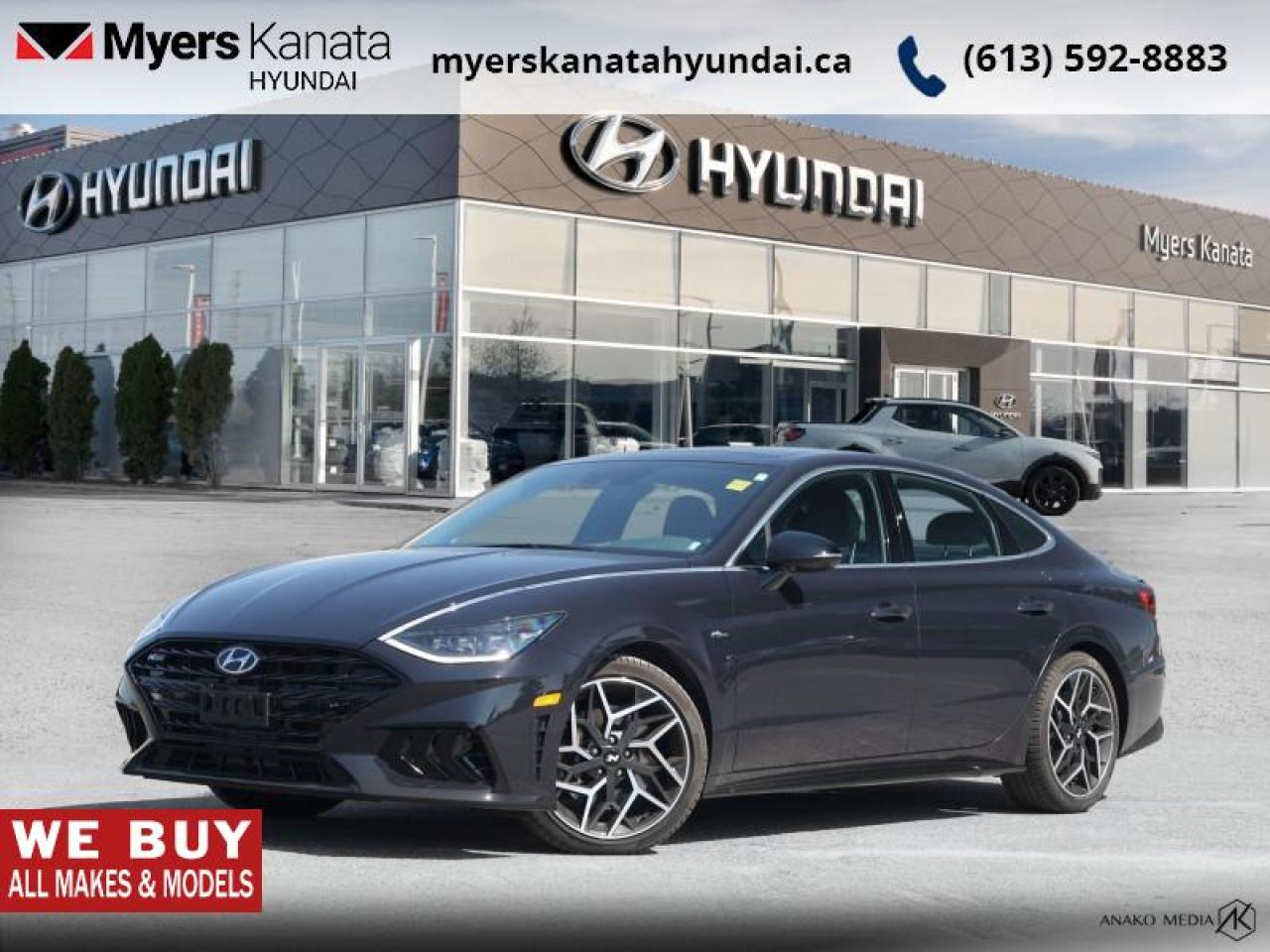 Used 2023 Hyundai Sonata N-Line  -  Leather Seats -  HUD for sale in Kanata, ON