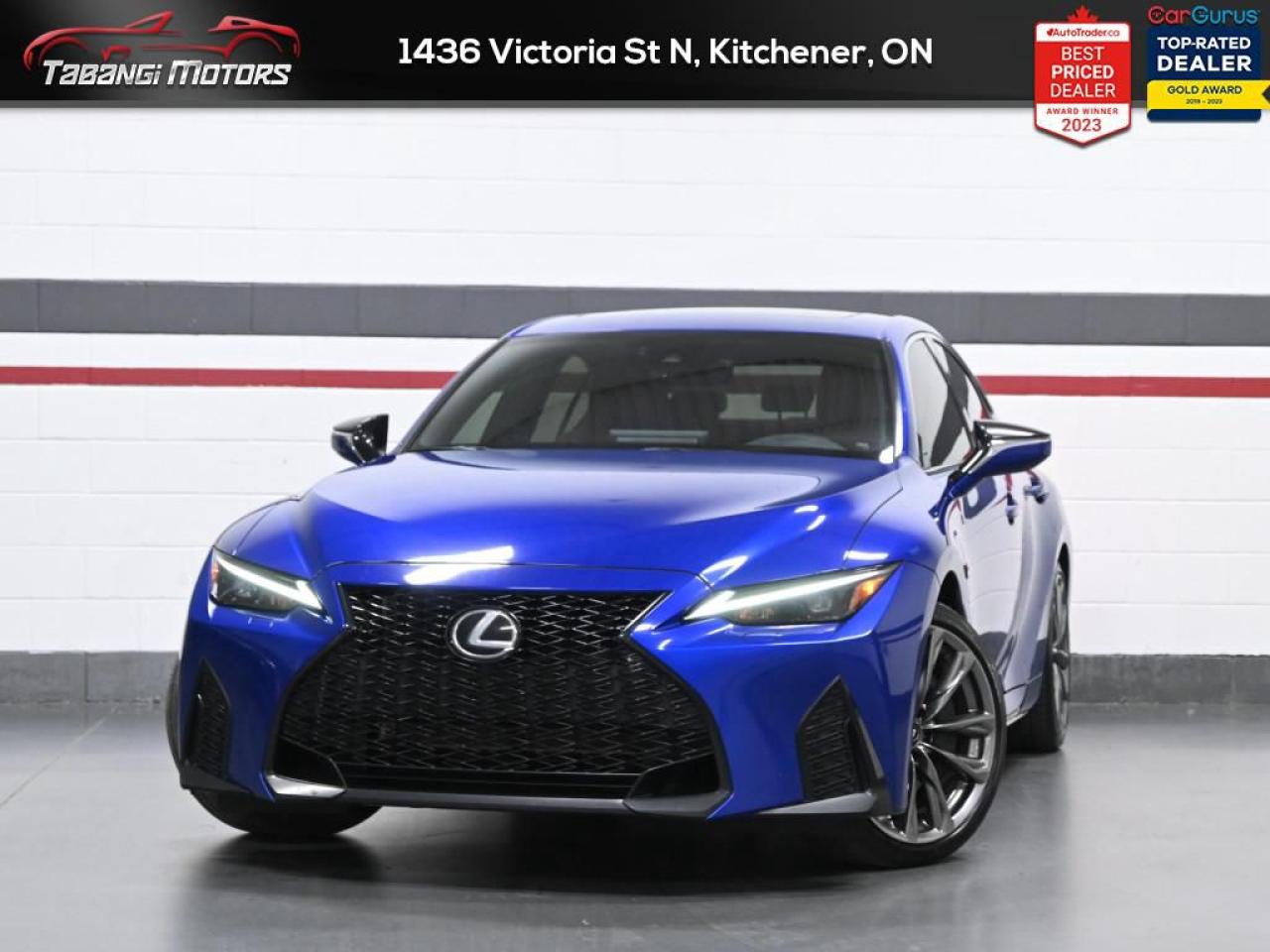 Used 2022 Lexus IS 300  F SPORT Red Leather Carplay Navigation Sunroof for sale in Mississauga, ON