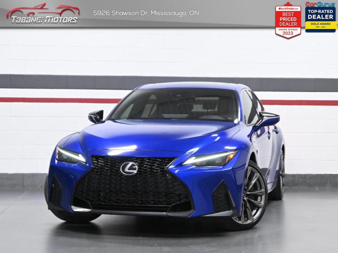 Used 2022 Lexus IS 300  F SPORT Red Leather Carplay Navigation Sunroof for sale in Mississauga, ON