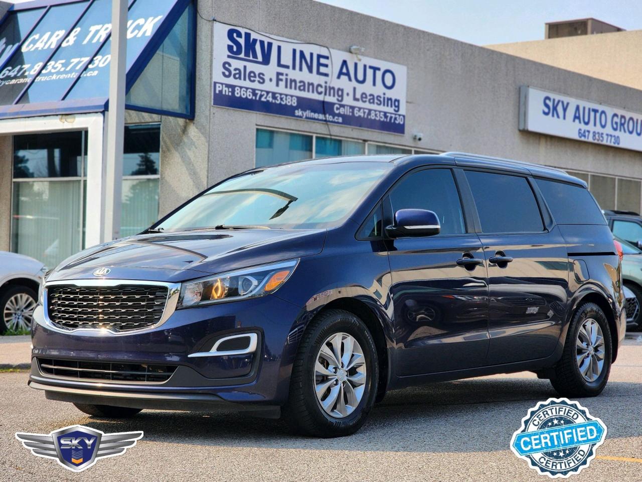 Used 2019 Kia Sedona LX | REMOTE STARTER | NO ACCIDENTS | 8 PASSENGER |HEATED STEERING for sale in Concord, ON