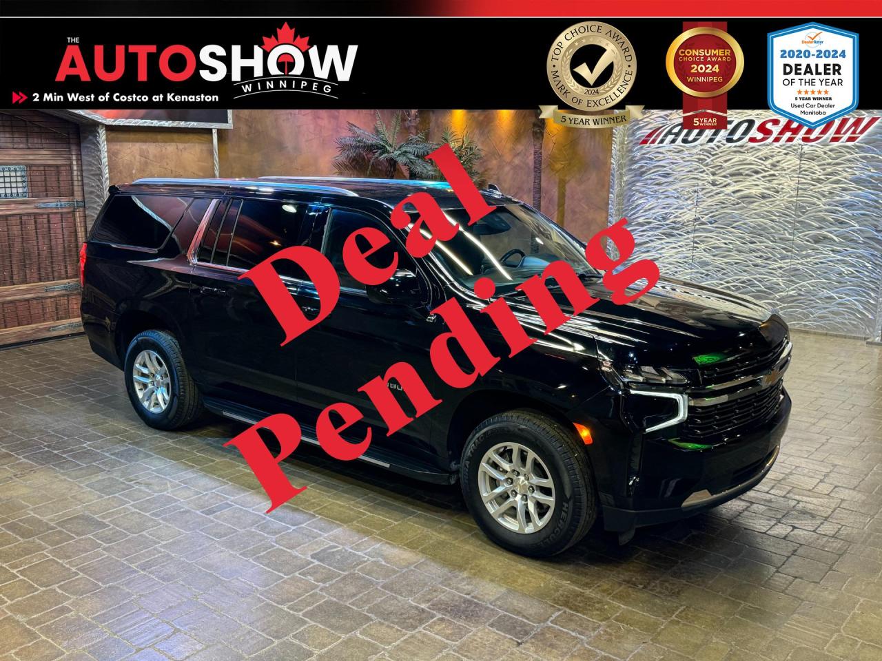 Used 2021 Chevrolet Suburban LT - Clean CARFAX!!! 8-Passenger Seating for sale in Winnipeg, MB