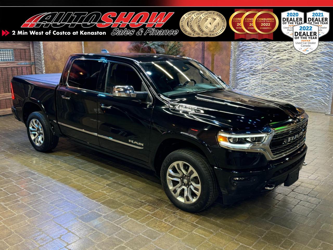 Used 2022 RAM 1500 Limited - HUD!! DIGITAL MIRROR!!CLEAN CARFAX!! Heated Leather Interior!! for sale in Winnipeg, MB