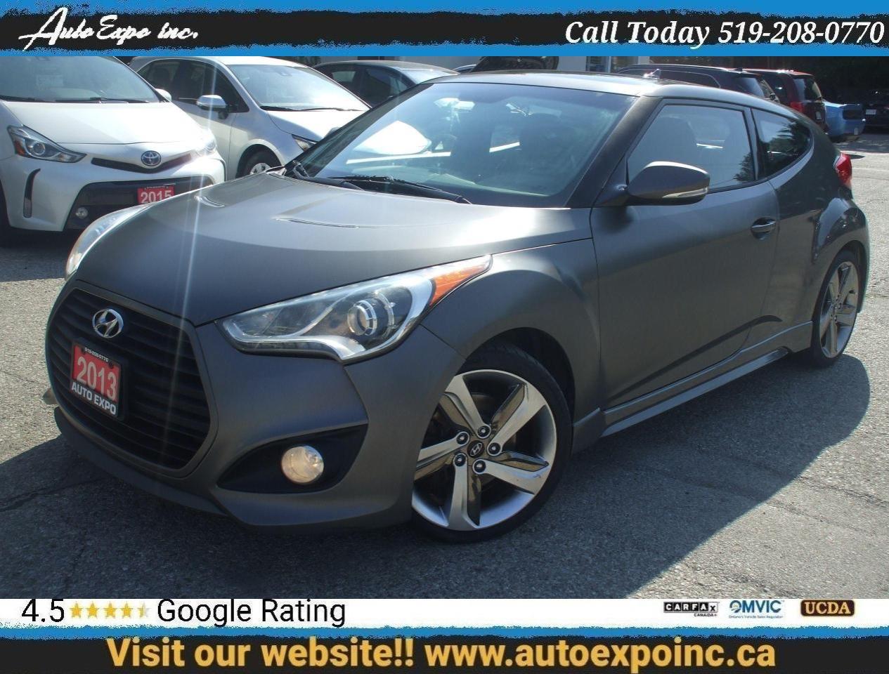 Used 2013 Hyundai Veloster Turbo,Sunroof,6 Speed,Leather,Alloys,Bluetooth.GPS for sale in Kitchener, ON