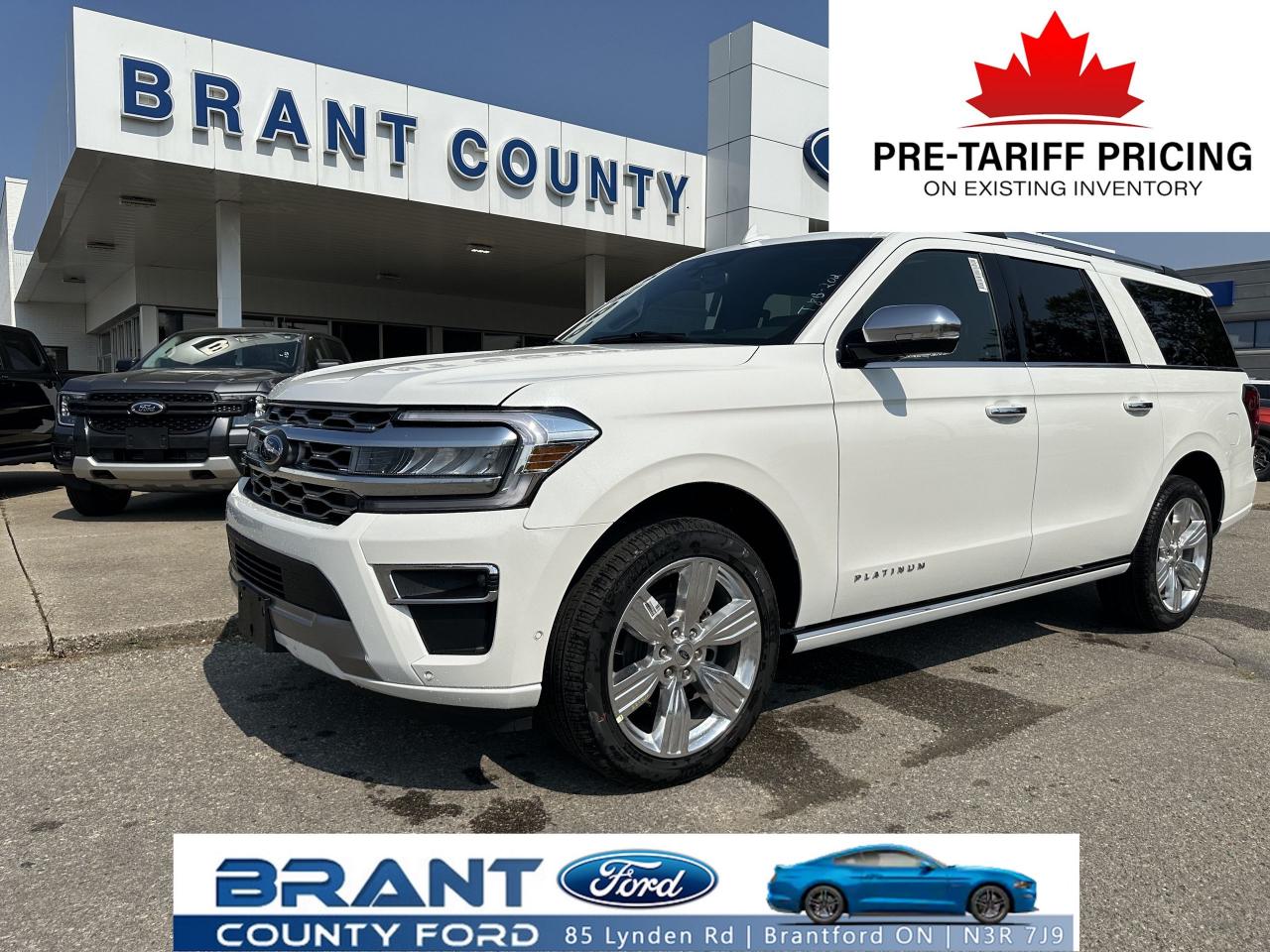 New 2024 Ford Expedition Platinum Max for sale in Brantford, ON