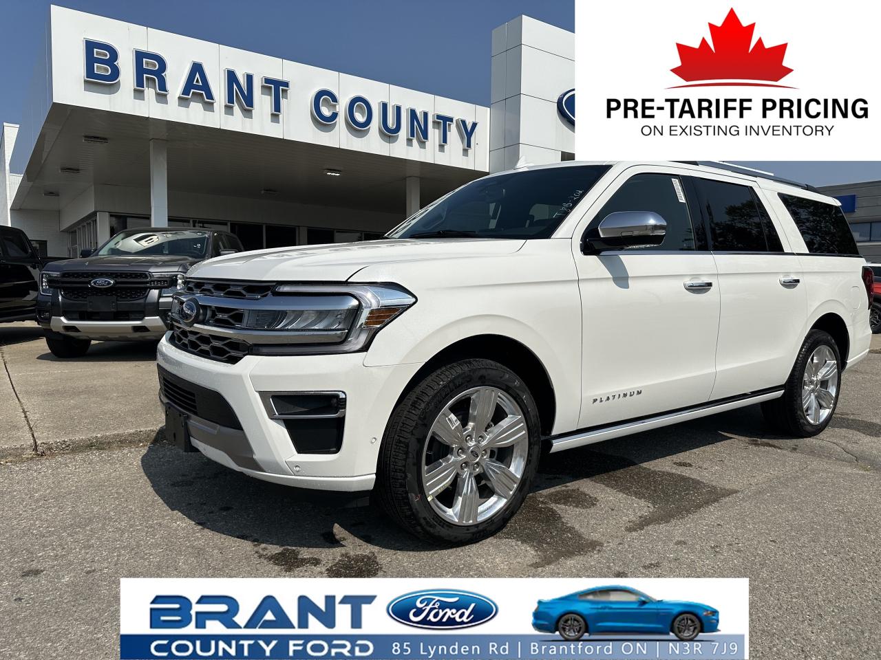 New 2024 Ford Expedition Platinum Max for sale in Brantford, ON