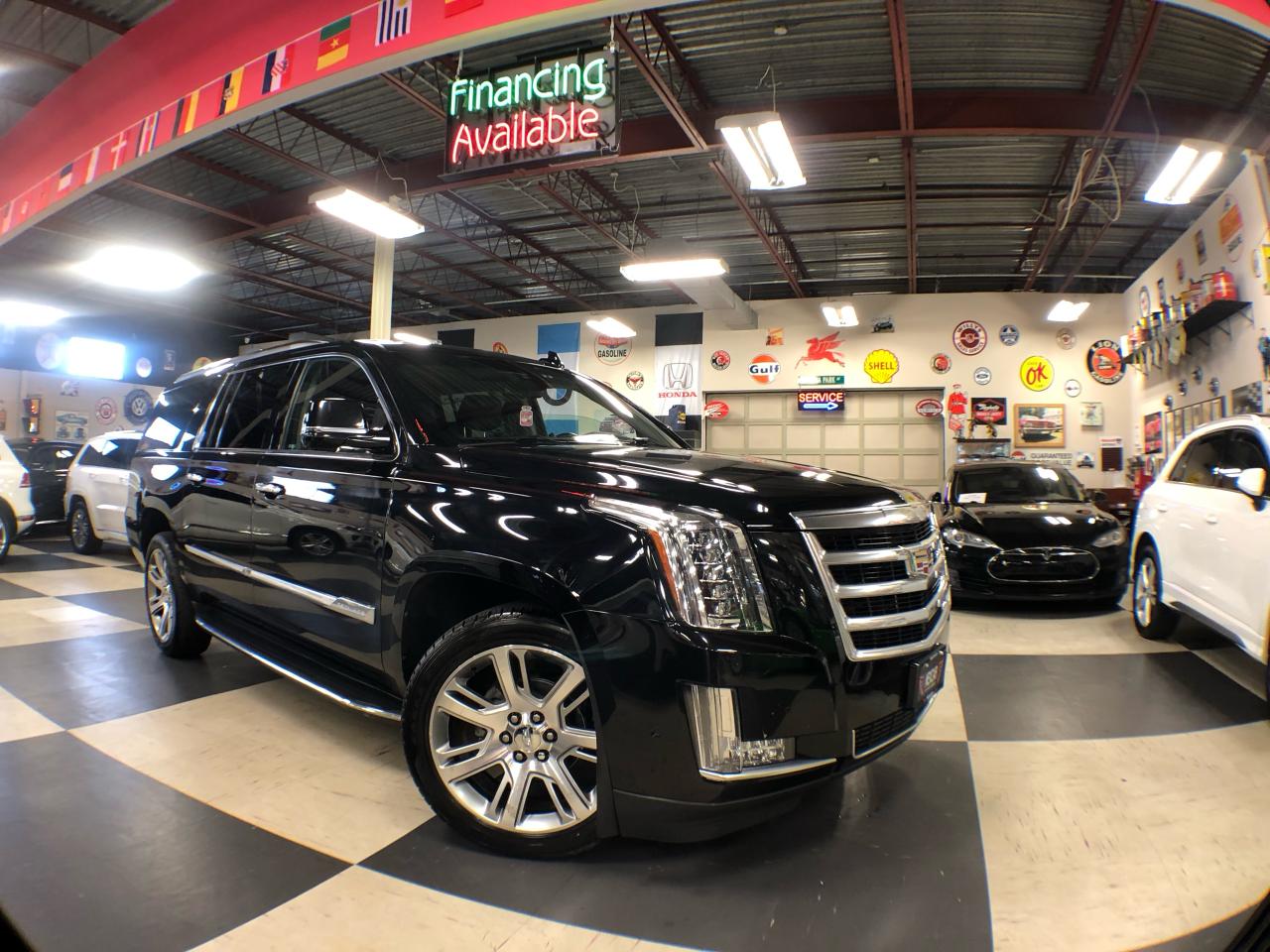 Used 2018 Cadillac Escalade ESV LUXURY 4WD 7 PASS AWD LEATHER PANO/ROOF NAV CAMERA for sale in North York, ON