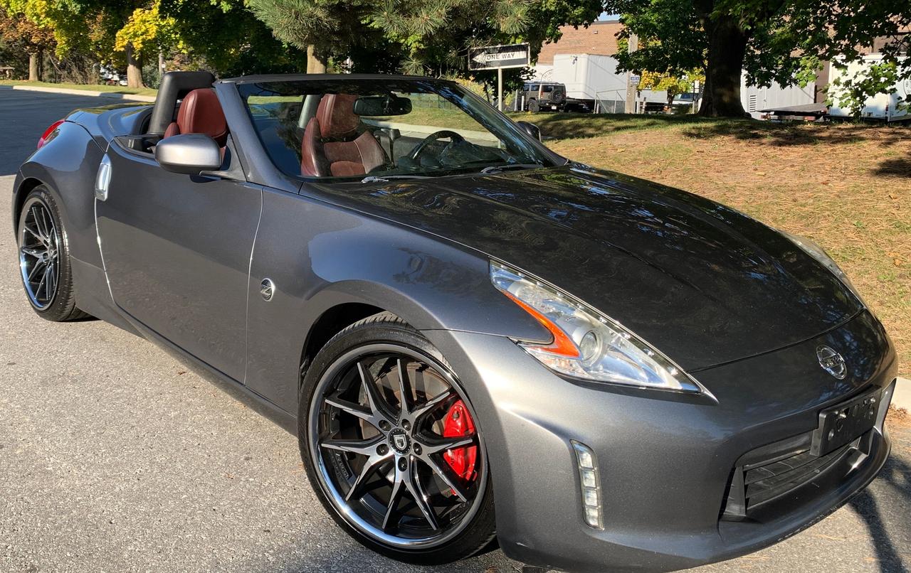 2014 Nissan 370Z 2dr CONVRTIBLE-ROADSTER Auto Touring w/Bordeaux Top-1 LOCAL OWNER!! - Photo #1