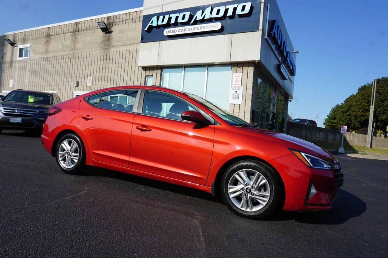 Used 2019 Hyundai Elantra PREFERED CERTIFIED *FREE ACCIDENT* CAMERA SUNROOF BLUETOOTH HEATED SEATS/STEERING BSM CRUISE ALLOYS for sale in Burlington, ON