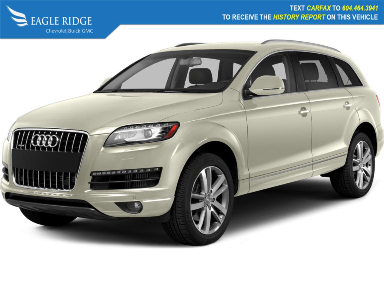 Used 2013 Audi Q7 3.0 TDI Steering wheel mounted audio controls, Variably intermittent wipers for sale in Coquitlam, BC