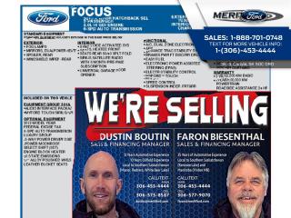 Used 2012 Ford Focus SEL LEATHER for sale in Carlyle, SK