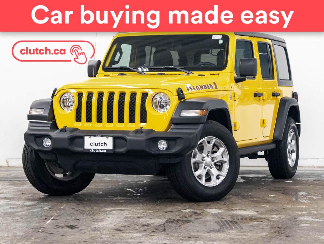 Used 2021 Jeep Wrangler Unlimited Islander 4x4 w/ Uconnect 4, Apple CarPlay & Android Auto, Nav for sale in Toronto, ON