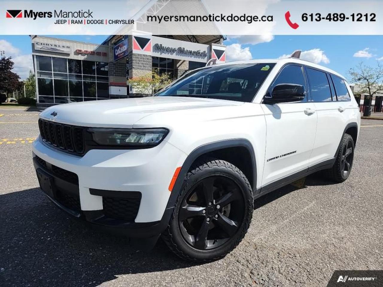 Used 2021 Jeep Grand Cherokee L Altitude   Power Liftgate + Sunroof for sale in Ottawa, ON