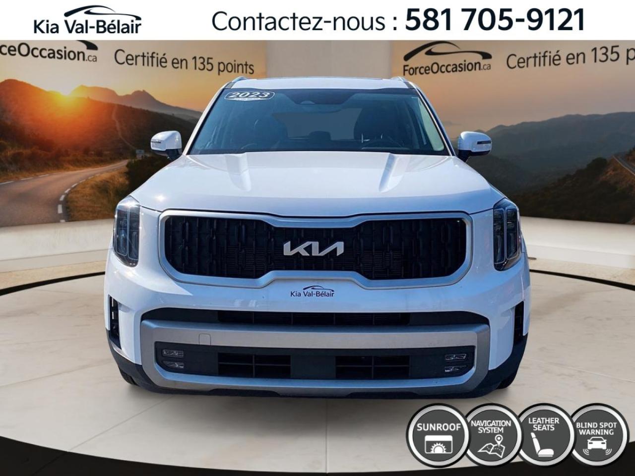 Used 2023 Kia Telluride EX *AWD *GPS *CUIR *TOIT *CAMERA *8 PASSAGERS for sale in Québec, QC