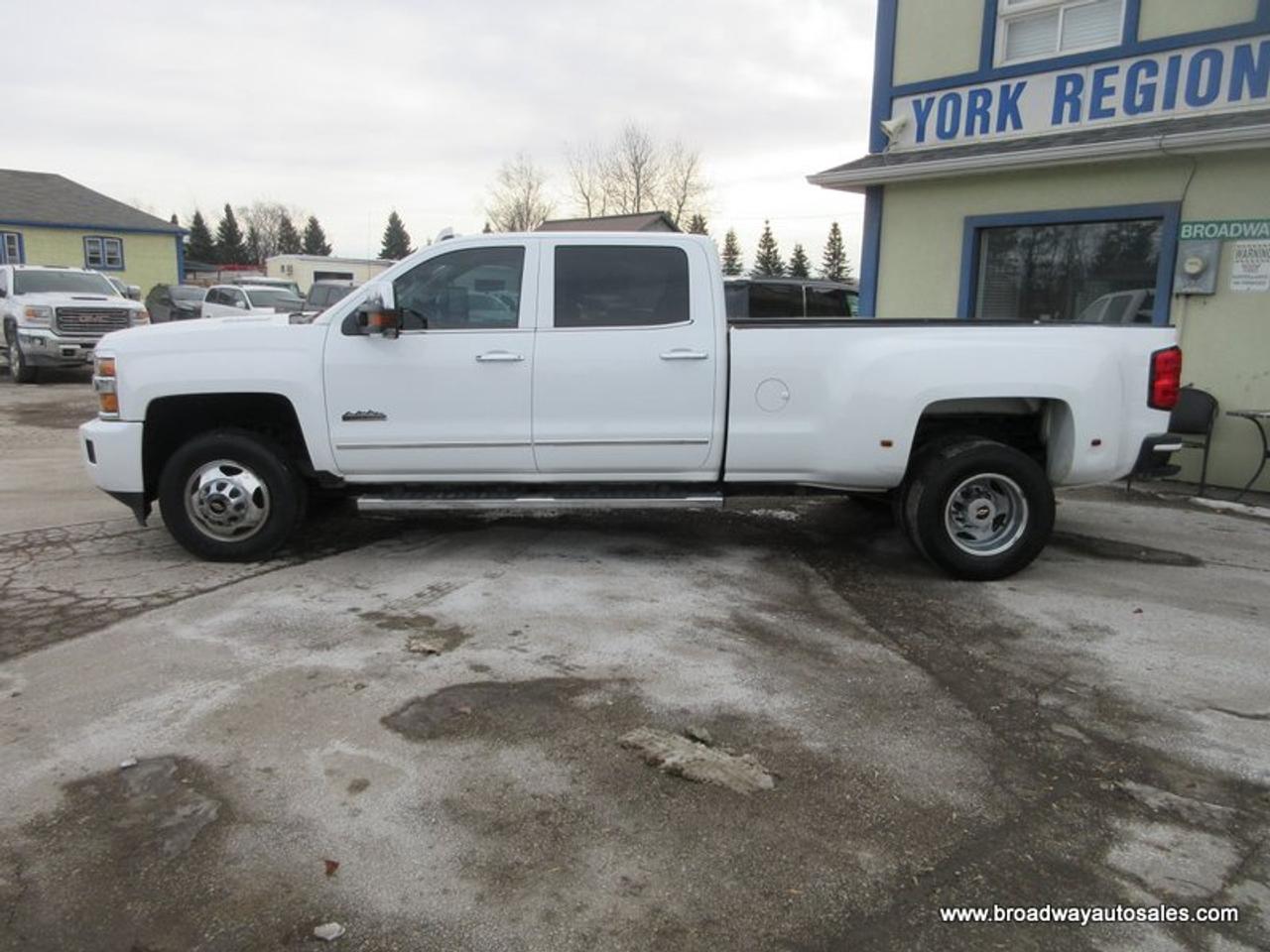 2015 Chevrolet Silverado 3500 1-TON HIGH-COUNTRY-MODEL 5 PASSENGER 6.6L - DURAMAX.. 4X4.. CREW-CAB.. 8-FOOT-DUALLY.. NAVIGATION.. POWER SUNROOF.. DVD PLAYERS.. HEATED/AC SEATS.. Photo