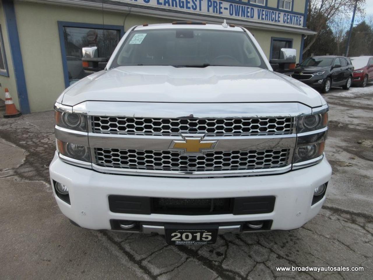 2015 Chevrolet Silverado 3500 1-TON HIGH-COUNTRY-MODEL 5 PASSENGER 6.6L - DURAMAX.. 4X4.. CREW-CAB.. 8-FOOT-DUALLY.. NAVIGATION.. POWER SUNROOF.. DVD PLAYERS.. HEATED/AC SEATS.. Photo