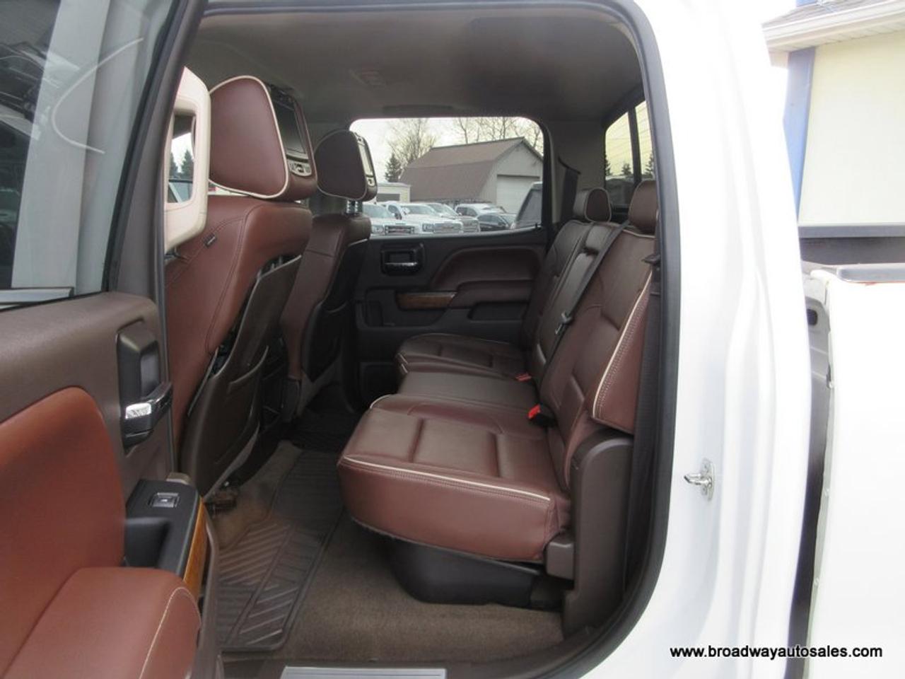2015 Chevrolet Silverado 3500 1-TON HIGH-COUNTRY-MODEL 5 PASSENGER 6.6L - DURAMAX.. 4X4.. CREW-CAB.. 8-FOOT-DUALLY.. NAVIGATION.. POWER SUNROOF.. DVD PLAYERS.. HEATED/AC SEATS.. Photo