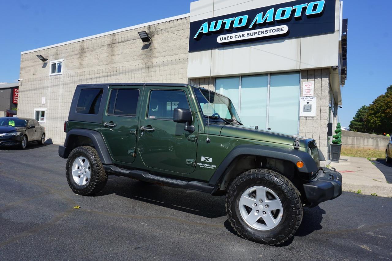 Used 2008 Jeep Wrangler UNLIMITED X 4WD 6M *FREE ACCIDENT* CERTIFIED CRUISE CONTROL ALLOYS for sale in Burlington, ON