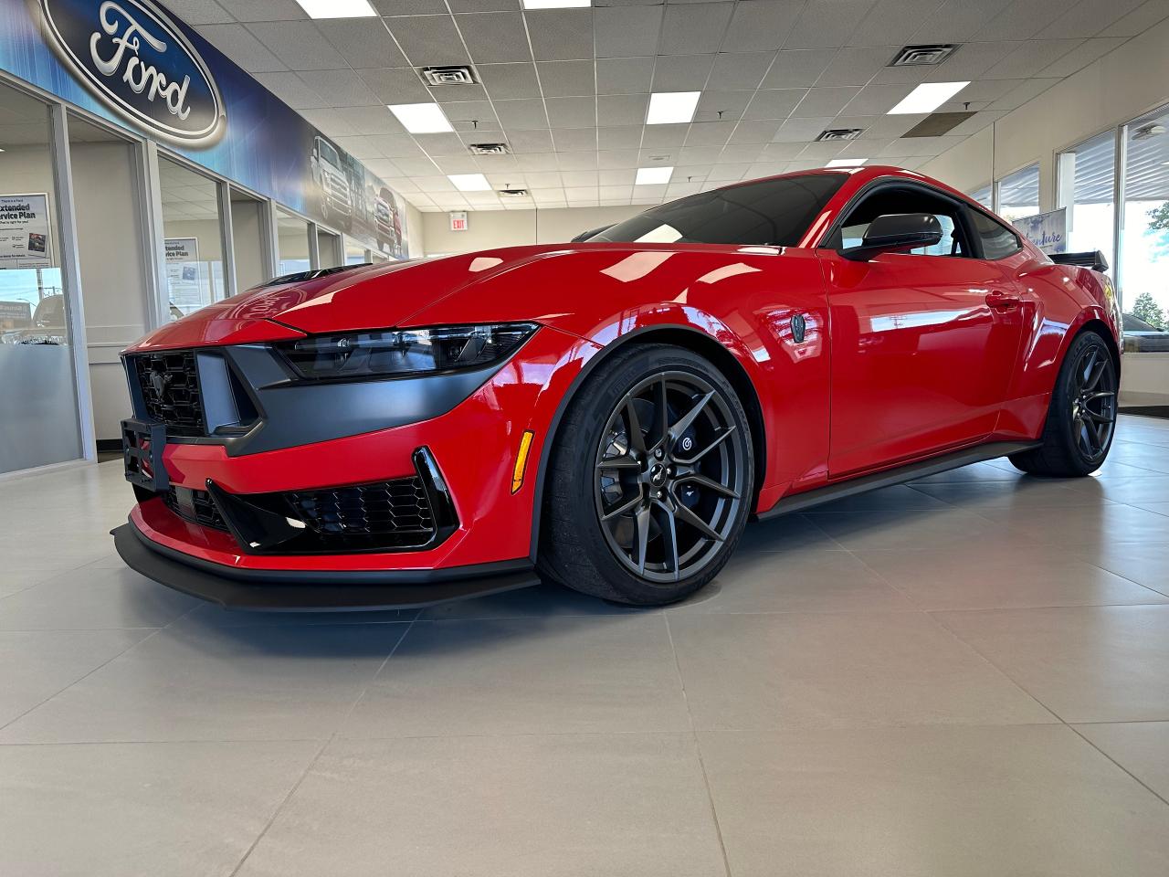 <p>500 HP !!! RACE RED DARK HORSE MUSTANG FASTBACK, 5.0 L , 6 SPEED MANUAL TRANSMISSION , DARK HORSE HANDLING PACKAGE ! WONT LAST LONG ! </p><p> </p><p>Brant County Ford is a family owned dealership and has been a proud member of the Brantford community for over 40 years!</p><p> </p><p><br />** PURCHASE PRICE ONLY (Includes) Fords Delivery Allowance</p><p><br />** See dealer for details.</p><p>*Please note all prices are plus HST and Licencing. </p><p>* Prices in Ontario, Alberta and British Columbia include OMVIC/AMVIC fee (where applicable), accessories, other dealer installed options, administration and other retailer charges. </p><p>*The sale price assumes all applicable rebates and incentives (Delivery Allowance/Non-Stackable Cash/3-Payment rebate/SUV Bonus/Winter Bonus, Safety etc</p><p>All prices are in Canadian dollars (unless otherwise indicated). Retailers are free to set individual prices.</p><p> </p>