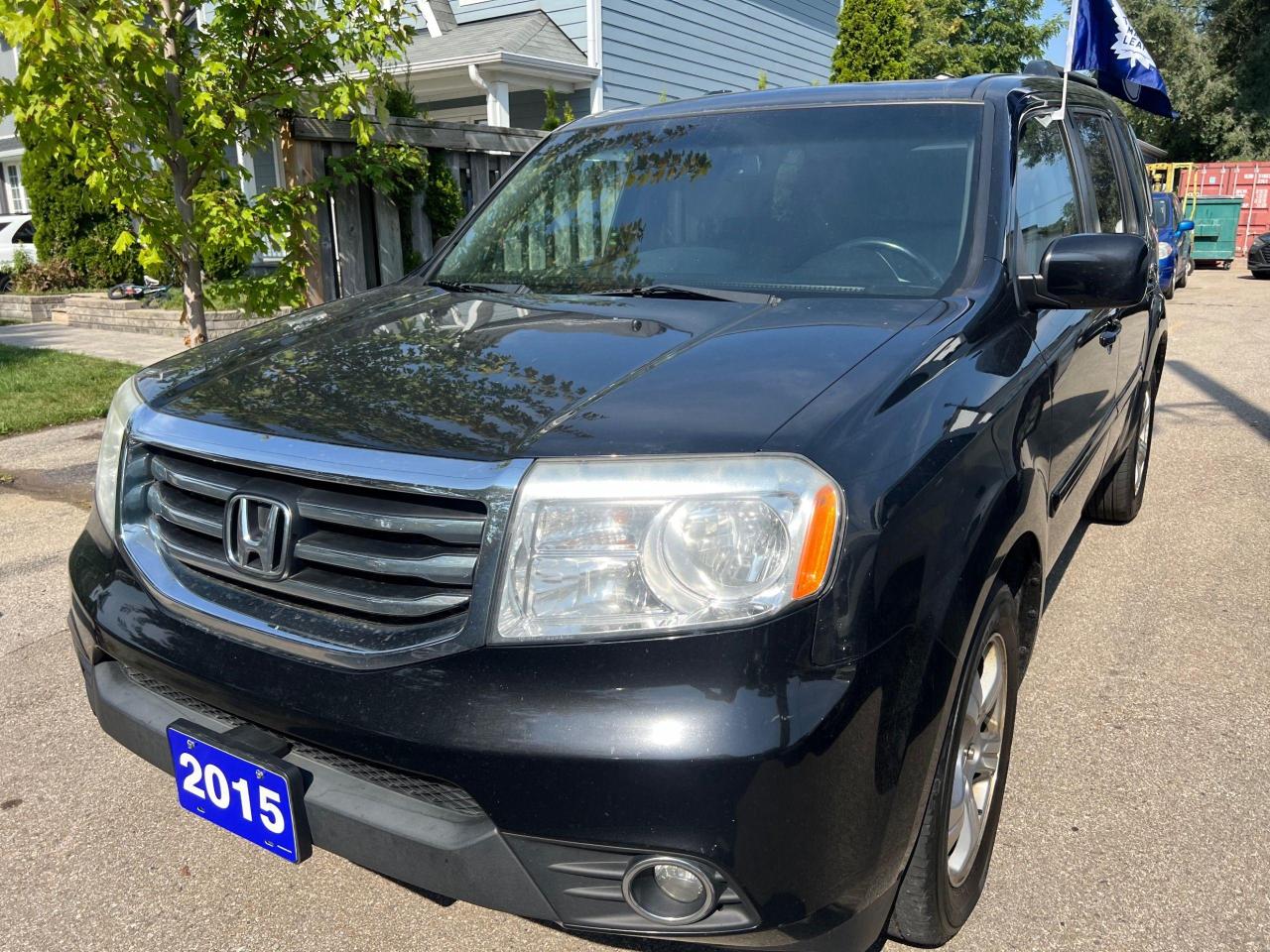 <p>Get ready to hit the road in style and comfort with this 2015 Honda Pilot EX-L, now available at Malfaras Automotive! This sleek black SUV with a spacious gray interior boasts a powerful 3.5L 6-cylinder engine and 4-wheel drive, perfect for handling any terrain. With its roomy cabin, its ideal for families or anyone who loves to travel with friends. And with 225,503km on the odometer, this Pilot has proven its reliability and durability.</p><p>This well-maintained Pilot comes packed with features designed to enhance your driving experience. Enjoy the convenience of heated seats and mirrors during those chilly Canadian winters, and the power of features like power seats, power windows, and a power trunk. Stay entertained with the DVD/entertainment system, and stay connected with Bluetooth and SiriusXM Radio. Plus, feel secure with advanced safety features such as anti-lock brakes, traction control, and a rearview camera.</p><p>Here are just a few of the features that make this 2015 Honda Pilot EX-L a standout:</p><ul><li><strong>Heated Seats & Mirrors:</strong> Stay cozy in the winter, even on the longest drives.</li><li><strong>Power Seats & Trunk:</strong> Customize your driving position with ease, and enjoy the effortless convenience of a power trunk.</li><li><strong>DVD/Entertainment System:</strong> Keep the whole family entertained during long road trips.</li><li><strong>Bluetooth & SiriusXM Radio:</strong> Stay connected and entertained with ease.</li><li><strong>Rearview Camera:</strong> Enjoy added peace of mind and safer parking.</li></ul><p>Come visit Malfaras Automotive today to see this stunning 2015 Honda Pilot EX-L for yourself!</p><p><em>Powered by AutoIntelligence™ AI</em></p>