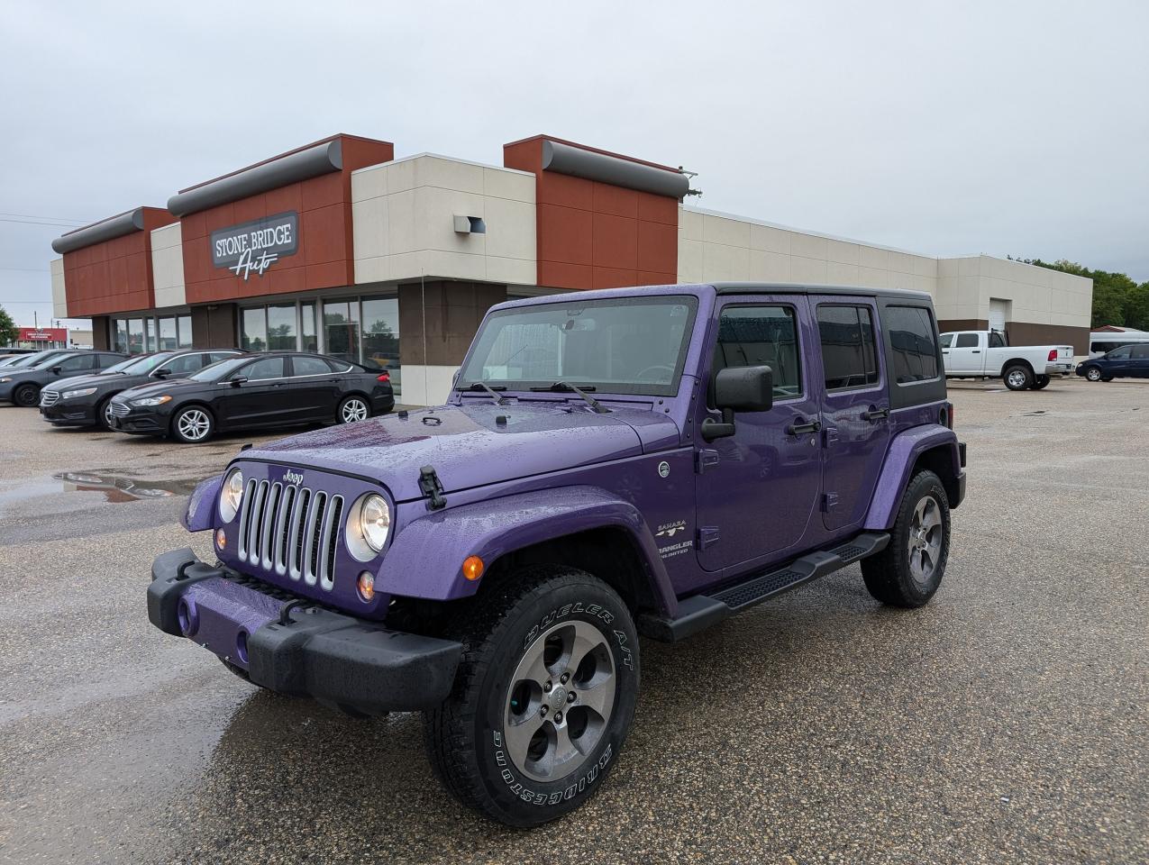 Used 2017 Jeep Wrangler Unlimited Sahara for sale in Steinbach, MB