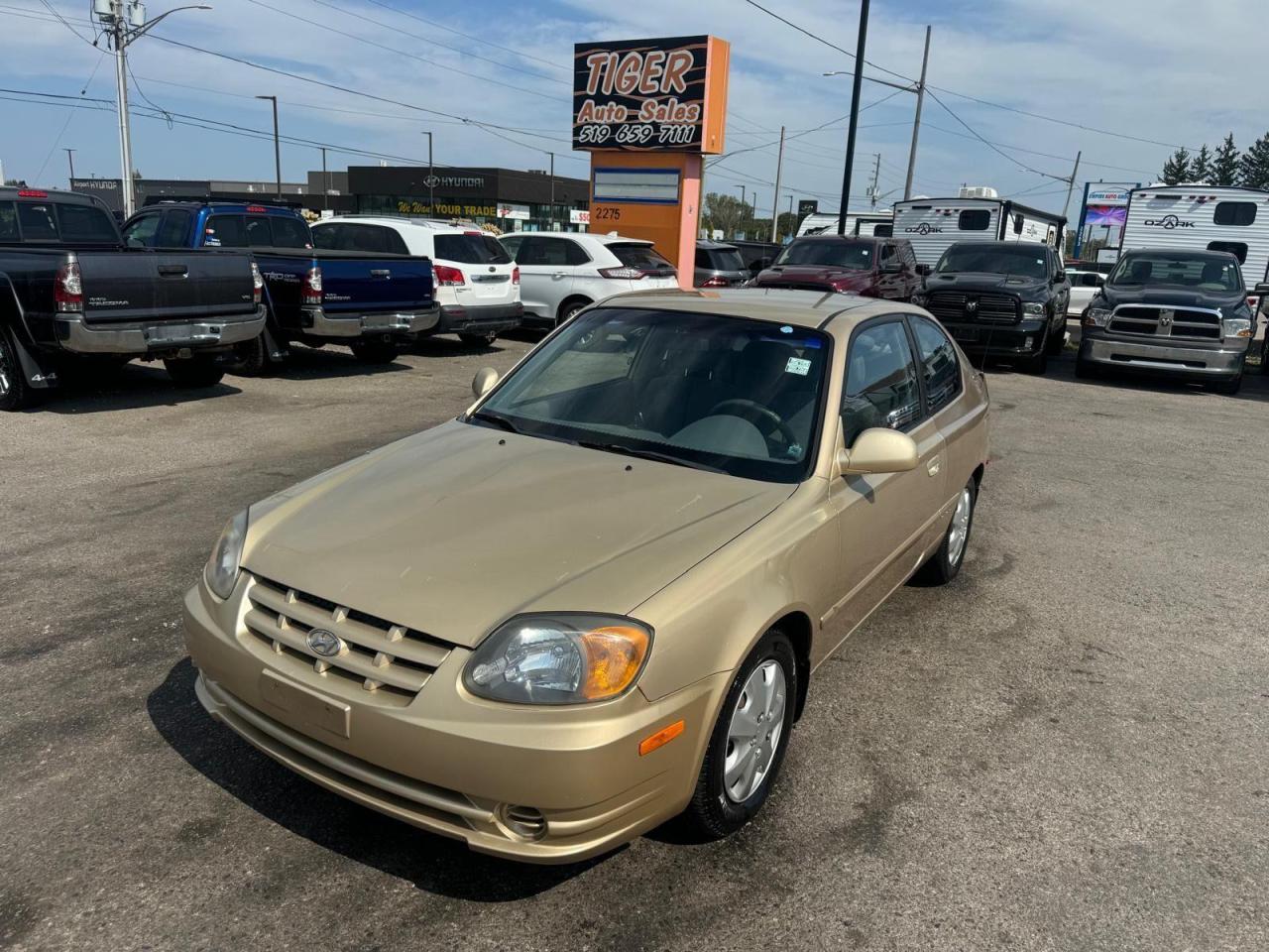 Used 2003 Hyundai Accent COUPE, UNDERCOATED, AUTO, ONLY 101KMS, CERTIFIED for sale in London, ON