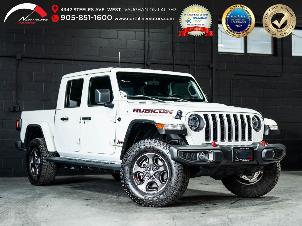 Used 2022 Jeep Gladiator Rubicon/NAV/CAM/CRUISE CONTROL/CLEAN CARFAX for sale in Vaughan, ON