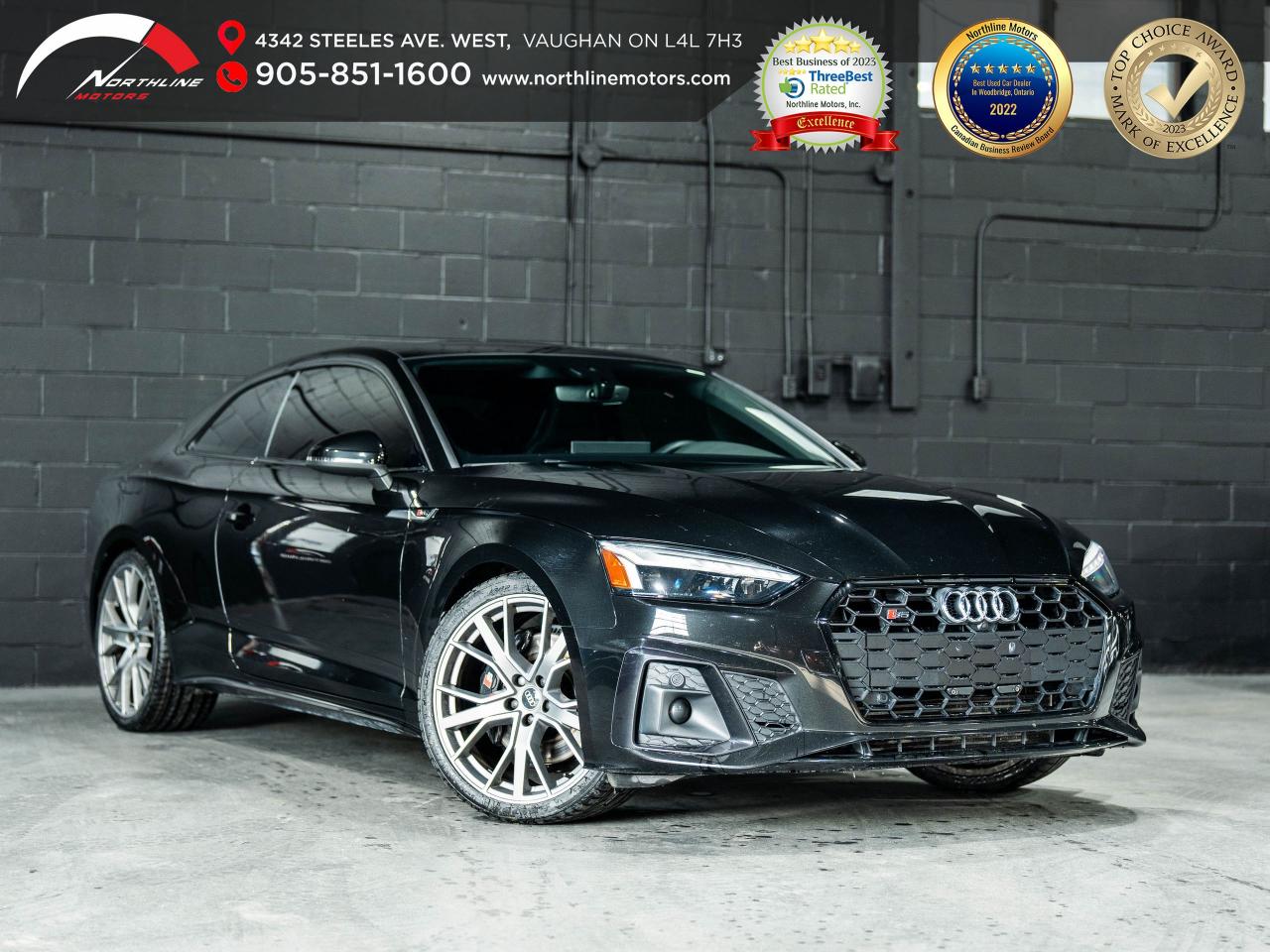 Used 2021 Audi S5 Coupe Progressiv/NAV/MASSAGE/LANE ASSIST/CLEAN CARFAX for sale in Vaughan, ON