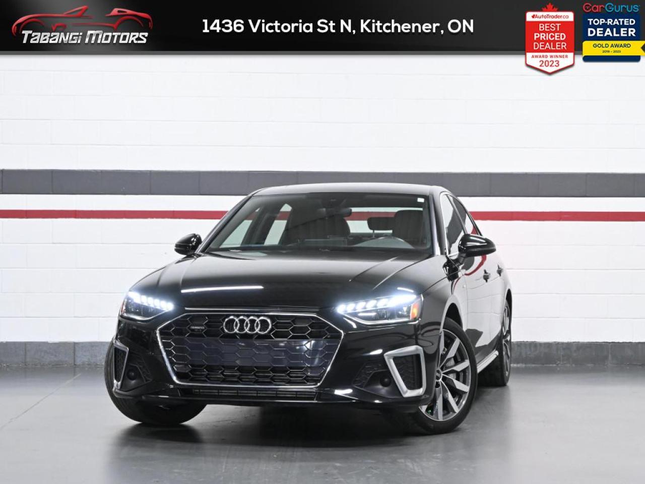 Used 2022 Audi A4 Progressiv   S-Line Brown Interior Ambient Light Digital Dash Navigation for sale in Mississauga, ON