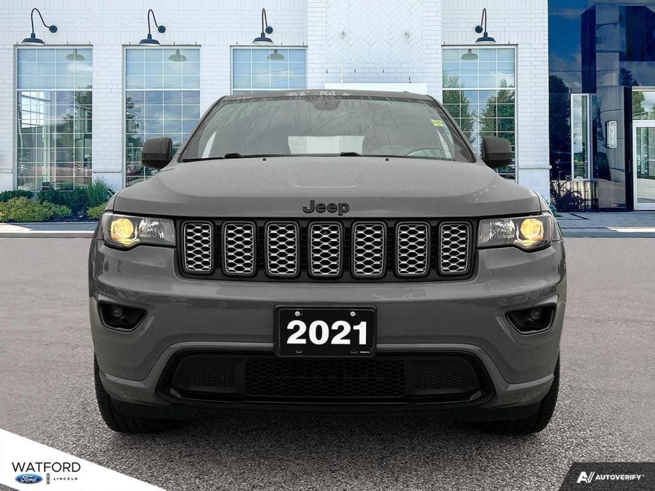 <p> a stylish and capable SUV that seamlessly blends rugged performance with urban sophistication. The Grand Cherokee Altitude stands out with its sleek</p>
<p> including distinctive 20-inch black wheels and a bold front grille that exudes confidence and flair.

Under the hood</p>
<p> providing robust performance for both city driving and off-road adventures. The advanced four-wheel-drive system ensures optimal traction and stability</p>
<p> the Grand Cherokee Altitude offers a refined and comfortable cabin designed for both driver and passengers. Premium features include leather-trimmed seats</p>
<p> providing ample room and comfort for every journey.

The 2021 Jeep Grand Cherokee Altitude is also equipped with a suite of safety and driver-assistance features</p>
<p> ensuring a secure and confident driving experience. Whether youre navigating the city streets or exploring off the beaten path</p>
<p> and comfort.

REASONS TO BUY FROM WATFORD FORD


Best Price First.

Tired of negotiating? No problem! No hassle</p>
<p> best price from the start. Guaranteed!

Brake pads for life.

Receive free brake pads for life of your vehicle when you do all your regular service at Watford Ford.

First oil change covered.

Return to Watford Ford for your complimentary first oil change with your New or Used vehicle.

1 year road hazard tire protection.

Nails</p>
<p> potholes?no worries. $250 coverage per tire for any road hazards.

Secure-guard theft protection.

Four thousand dollars ($4</p>
<p> in the event that your Vehicle is stolen and not recovered and deemed to be a total loss

**Our goal is to maintain 100% accuracy on our listings. However</p>
<p> mistakes may still occur. Please contact us to confirm details**


**ONE KEY POLICY: All used cars come standard with One Key. In instances where the vehicle came with 2 Keys</p>
<a href=http://www.watfordford.com/used/Jeep-Grand_Cherokee-2021-id11282425.html>http://www.watfordford.com/used/Jeep-Grand_Cherokee-2021-id11282425.html</a>