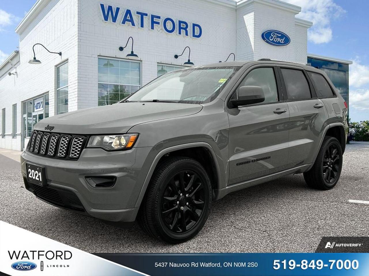 Used 2021 Jeep Grand Cherokee ALTITUDE 4X4 for sale in Watford, ON